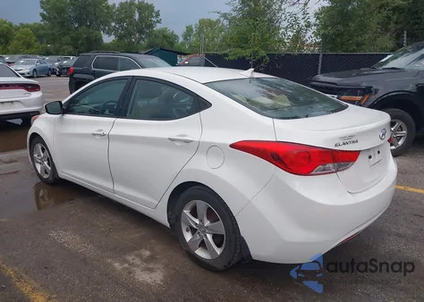 2013 Hyundai Elantra Gls/Limited from USA, damaged, VIN 5NPDH4AE3DH219992